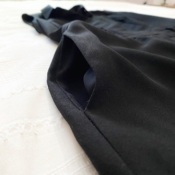 DYLAN GRAY BLACK SLEEVELESS BUTTON FRONT CROPPED WEDDING LEG JUMPSUIT - 2 - Picture 7 of 9